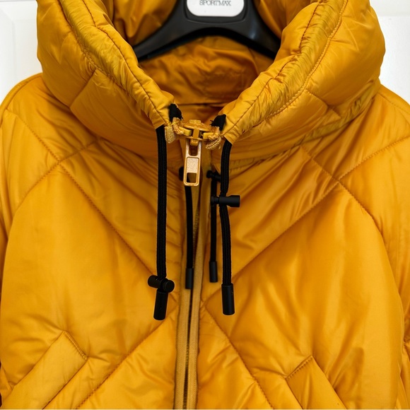 Sportmax MaxMara Label-cut Quilting Hoodie Puffer Jackets Sz:S US4 Fall/Winter - Picture 10 of 16